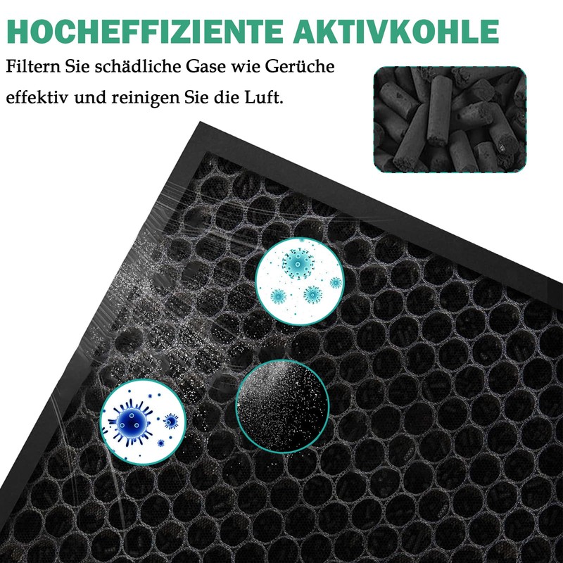 MR5866 Replacement Filter for MORENTO MR5866 Air Purifier, 3-in-1 H13