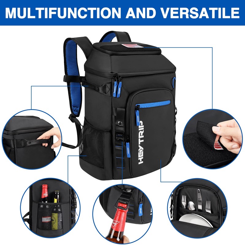 Heytrip Cooler Backpack 54 Cans Insulated Cooler Bag with Sternum