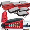 Packing Cubes with Compression for Suitcase and Backpack incl. Pack