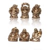 6 Different Buddha Figurines Happy Buddha Lucky Charm