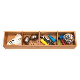 Lipper International 8884 Bamboo Wood 4-Part Drawer Organizer with Removable Dividers, 17-1/2" x 4" x 2-1/2"