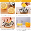 Stainless Steel Fruit Lemon Citrus Orange Juicer Manual Press Squeezer