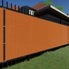 TANG Sunshades Depot Orange 4'x11' 260 GSM Privacy Fence Screen