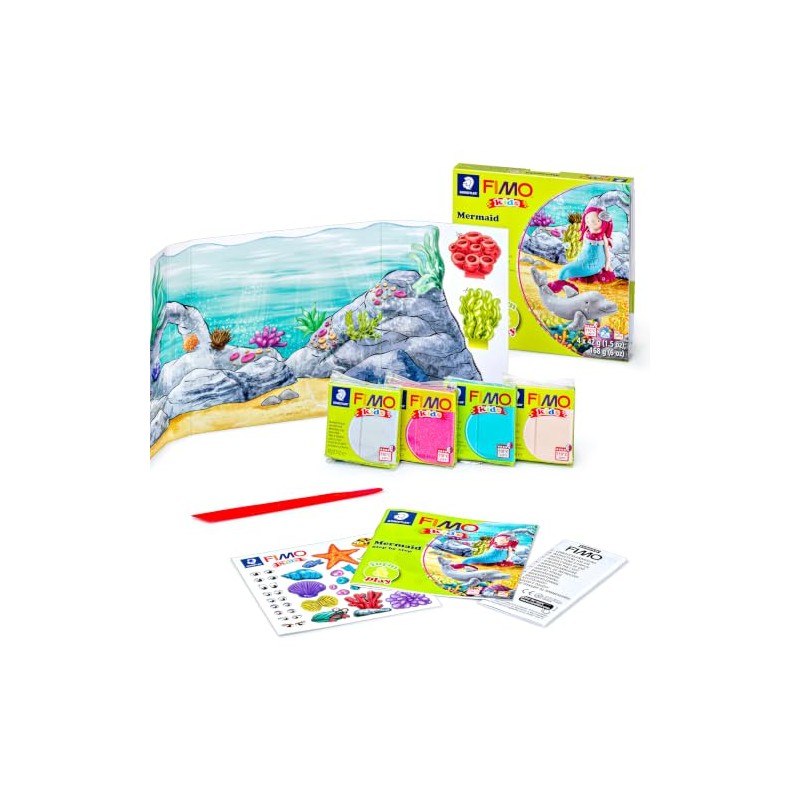 Staedtler 8034 12 LY Fimo Kids Shape & Play Set