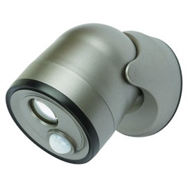 LIGHT IT! by Fulcrum 33001-101 COB LED Wireless Motion Sensor Security Floodlight, Silver