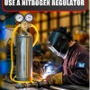 Unbranded Professional Nitrogen Regulator w/ Hose 0-800 PSI Output Pressure