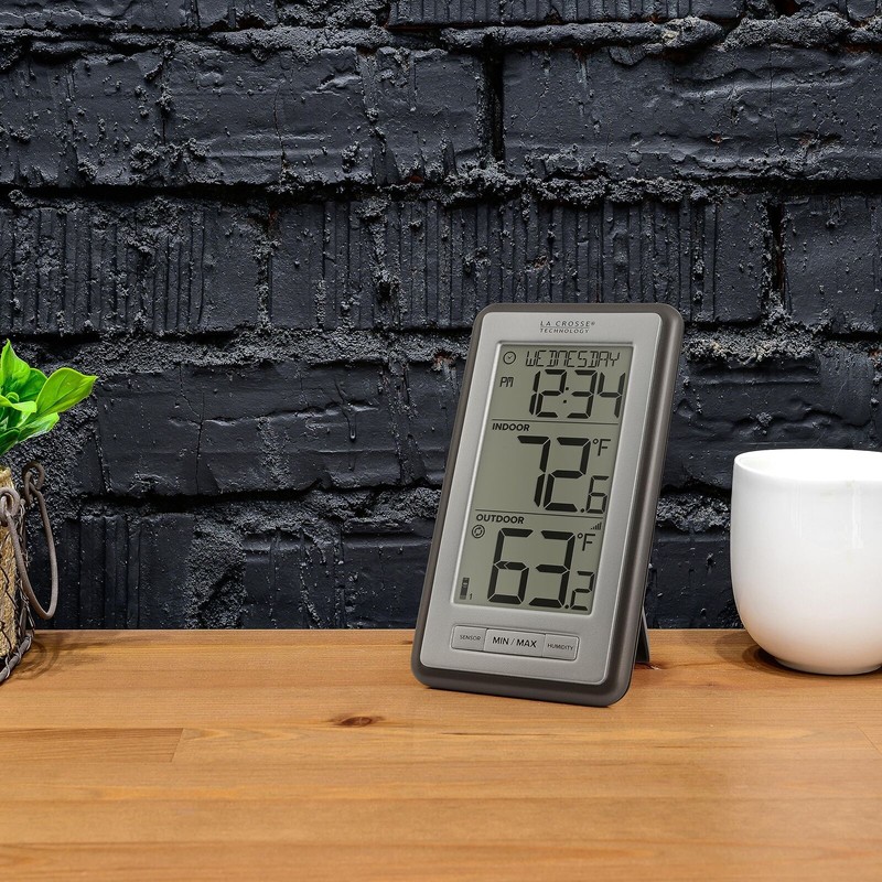 La Crosse Technology WS-9160UV3 Digital Indoor Outdoor Thermometer Wireless -...