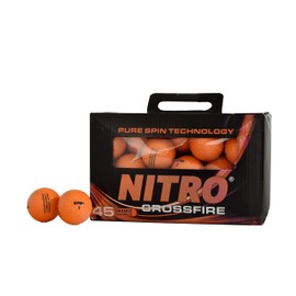 Nitro Crossfire 45 Golf Balls, 45- Pack - Orange