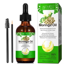 Aceite Moringa Crecimiento Capilar Antiedad Terapéutico
