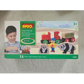 BRIO Panda Circle Set 33001 Wooden Engine Railroad - New In Box NIB