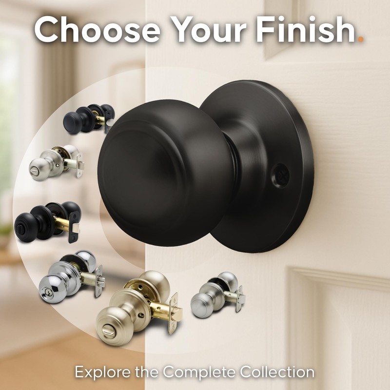 Copper Creek Colonial Privacy Interior Door Knob – ANSI Grade-3