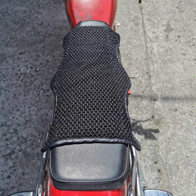 Motorcycle Double Layer Cushion Sunscreen and Waterproof Motorbike Seat Mat