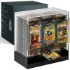 3-Slot Booster Pack Dispenser Acrylic with Black Base - Stackable