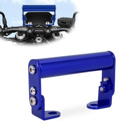 Handlebar Extensions Bracket for Motorcycle Bicycle Aluminum Alloy Angle-Adjustable Extender Suitable Holding Speedometer, GPS Phone Mount Holder Blue