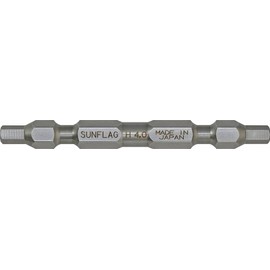 Sunflag DSW-4065 Hex Bit, Double-Ended Type, HEX4.0 x Length 2.6 inches (65 mm)