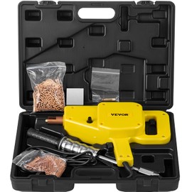 VEVOR Stud Welder Dent Repair Kit, 1600A Stud Welder Kit, 800VA Spot Welder Stud, 110V Welder Stud Kit, Stud Gun Dent Puller Kit with Complete Accessories, Dent Welder Repair for Auto Body Repairing