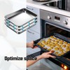 DZHPSRSZ16pcs Reusable Baking Sheet Dividers, Stackable Cooling Racks for Baking