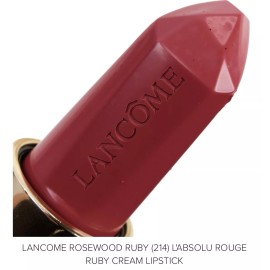 Lancôme Lancome L'Absolu Rouge Ruby Cream Lipstick Shade 214 ROSEWOOD RUBY .1oz / 3g