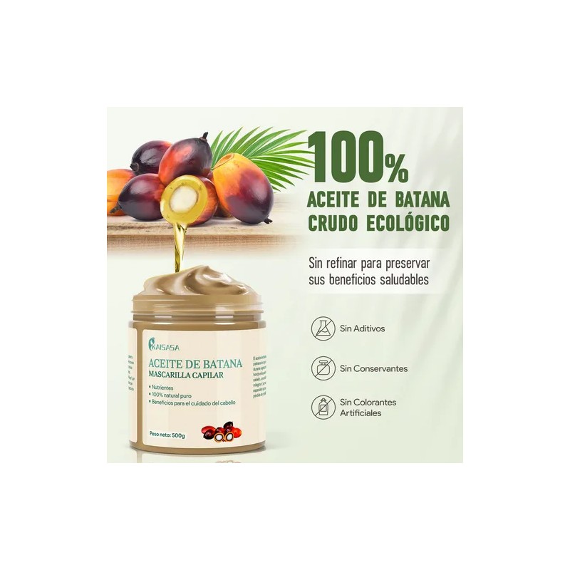 Batana Mascarilla Para Cabello 500ml Reparar Seco Rizado