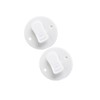 12 Pack White Shower Curtain Clips – Self Adhesive Showers