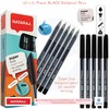 NATARAJ SuperFine Ballpoint Pens Triangular Grip Smooth Writing (10 x