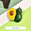 Fruit Shaped Fridge Magnet, 10pcs/set Cute Cartoon Fruit Design Magnet,