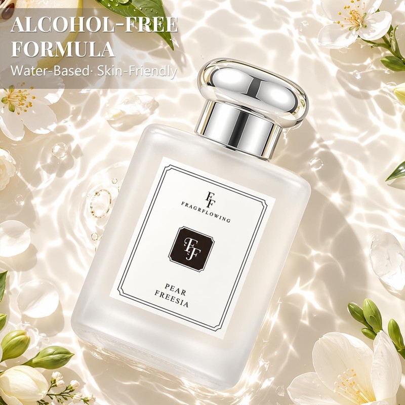 Perfume for Women, Pear & Freesia Fragrance, 50mL Floral Body