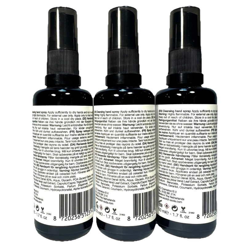 SCOTCH & SODA Unisex Barfly Scented Hand Sanitizer Spray 50ml
