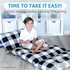 Butterfly Craze Floor Pillow Bed Lounger Cover, Cozy & Stylish