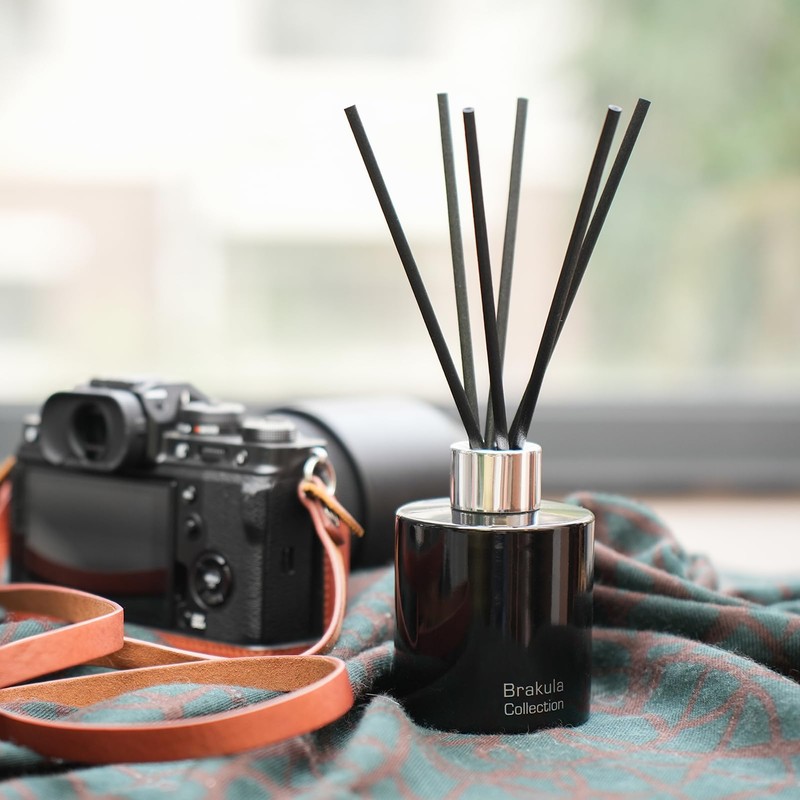 Brakula Reed Diffuser for Home, Elegant Fresh Apricot Flower Scented