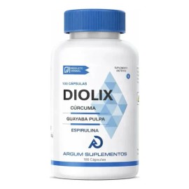 Diolix 100 Caps Curcuma, Espirulina Suplemento Glucosa Sin Sabor                                                                                      