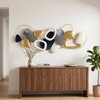Axioglo 59" Large Wall Decor,3D Abstract Metal Wall Art for