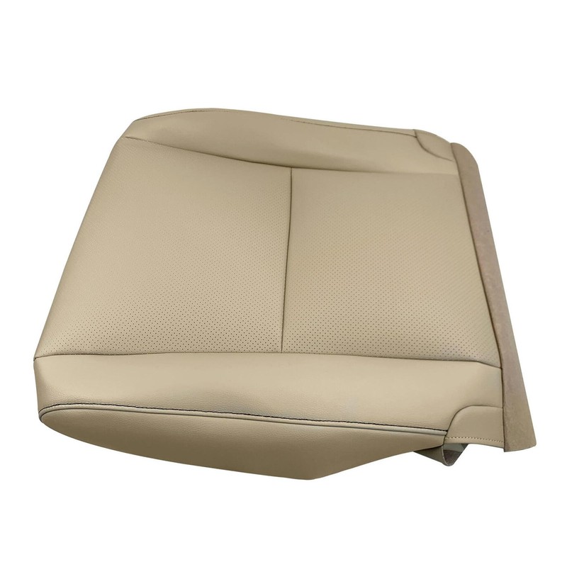 GXYWADY Driver Bottom Perforated Leather Seat Cover Tan Replacement for