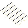 12PCS Tent Stakes Aluminum Alloy Three Edges Lightweight Tent Nail