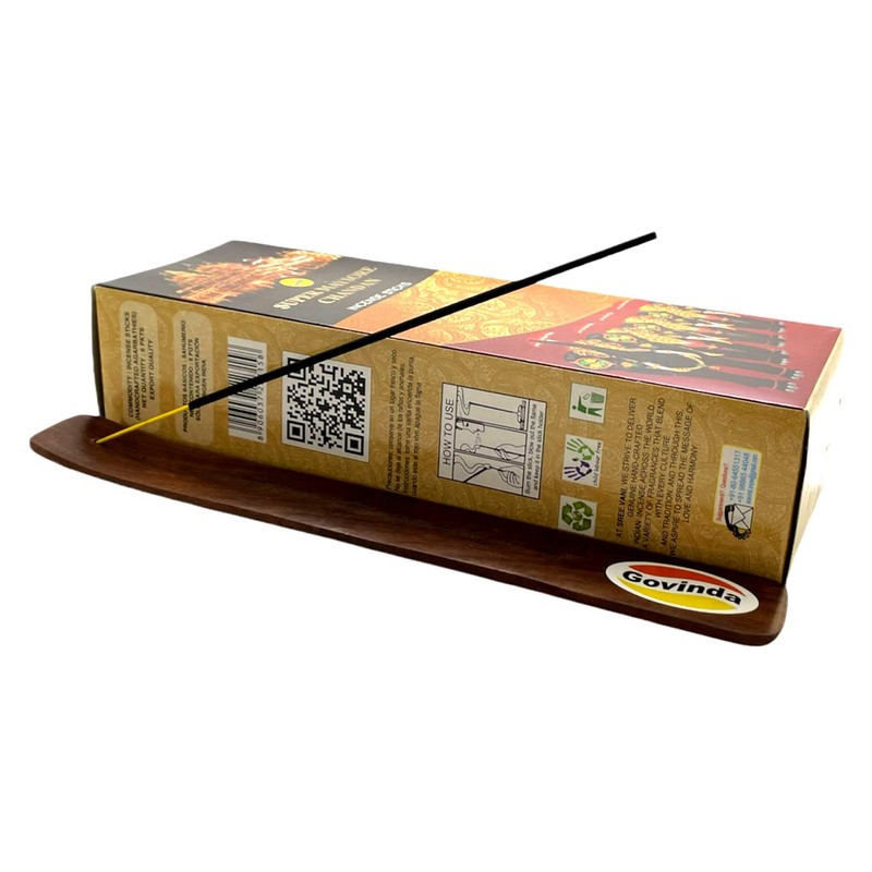 Super Sandal Mysore Incense Sticks and Incense Stick Holder Bundle