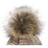 styleBREAKER Unisex Knitted Bobble Hat Colourful Patterned with Alpaca Content
