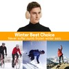 GNEGNI Winter Ear Muff for Men, Poly Fleece Thermal Ear