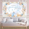 AIBIIN Pumpkin Baby Shower Backdrop for Boy A Little Sweet