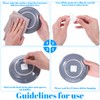 Grevosea 12 Pcs Wall Plate Hangers, Adhesive Picture Hangers Frame
