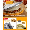 4-in-1 Tortilla Sealer Press, Tortilla Crimper Maker for 4”, 6”,