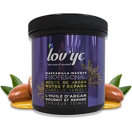Lov'yc Hair Mask Professional With Argan Oil Nourish And Repair Coloured Hair 23.7 Fl Oz