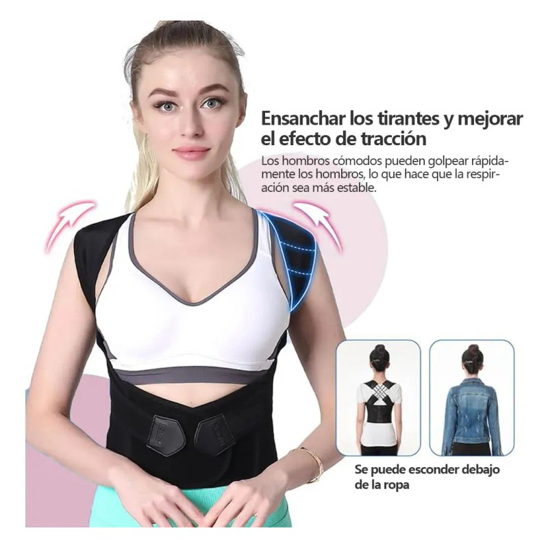 Chaleco Corrector De Postura Ortopédico Lumbar Unisex