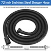 RUMOSE 70 inches Shower Hose Extra Long Stainless Steel Shower