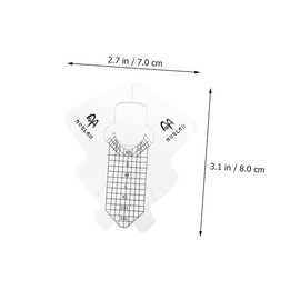 WOONEKY 1 Roll Nail Extension Forms Aluminum Foil Nail Art Stickers for Manicure Roll for Professional Salons and Home Use Easy to Apply and Convenient for Designs