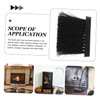 ABOOFAN 2 Pack Fireplace Brush Replacement Heads Long Handled Scrubbing