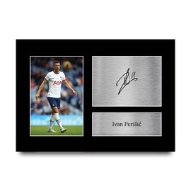 HWC Trading A4 Ivan Perisic Tottenham Hotspurs Gifts Printed Signed Autograph Picture for Football Fans and Supporters - A4