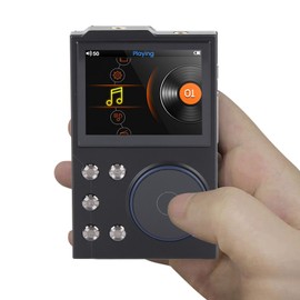 Wireless MP3 Player, HiFi MP3 Player, Lossless DSD DAC FLAC MP3 Digital Audible Player, High Resolution Portable Audio Player Supports Up to 256GB