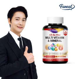 furnit Funnit 24 types of all-in-one multivitamins and minerals, 1 bottle (6 months supply) / 퍼니트 24종 올인원 멀티비타민 앤 미네랄 1병 6개월분