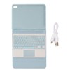 Tablet Case with Magnetic Keyboard Pencil Holder Touchpad for IOS