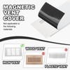 PATIKIL 11.9" x 7.9" Magnetic Vent Cover, 4 Pcs Floor
